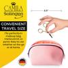 Camila Solingen CS06 Professional Hypoallergenic Gold Plated Rounded Safety Tip Scissors for Facial, Body & Nostril Hair. for Men Women & Kids. Made of Durable Stainless Steel in Solingen, Germany view 3