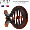 Camila Paris CP1362 French Hair Clip for Women, Girls Round Fish Hair Claw Clips Ponytail Holder Fashion Durable and Styling Hair Accessories for Women, Strong Hold No Slip Grip, Made in France view 2