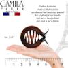 Camila Paris CP1362 French Hair Clip for Women, Girls Round Fish Hair Claw Clips Ponytail Holder Fashion Durable and Styling Hair Accessories for Women, Strong Hold No Slip Grip, Made in France view 3