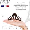 Camila Paris NV109 French Large Hair Clips for Women Thick Hair for Long Wavy Curly Hair, Girls Hair Claw Clips, Styling Big Hair Clip for Thick Hair, Strong Hold No Slip Grip Claw Clip Made in France view 4