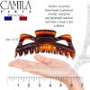 Camila Paris CP118 French Large Hair Clips for Women Thick Hair for Long Wavy Curly Hair, Girls Hair Claw Clips, Styling Big Hair Clip for Thick Hair, Strong Hold No Slip Grip Claw Clip Made in France view 3