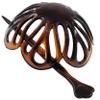 Camila Paris NV149 French Hair Bun Clip Maker Cover Cap Holder, Tortoise Shell, Round Dome Bun Hair Clip for Women Hair Updo, Styling Hair Bun Accessories for Women, No Slip Durable, Made in France view 1