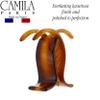 Camila Paris NV05 French Hair Clip for Women, Coffee 3 Teeth Ponytail Holder, Girls Hair Claw Clips Jaw Fashion Durable Styling Hair Accessories for Women, Strong Hold No Slip Grip, Made in France view 2
