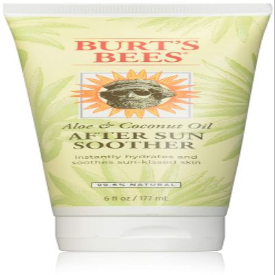Burt's Bees Aloe & Coconut Oil After Sun Soother 6 oz (Pack of 3)