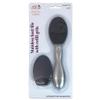 1pc - PANA Reusable Stainless Steel Double-Sided Pedicure Foot File with Refill for Callus Removing (Oval Style) view 1