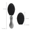 1pc - PANA Reusable Stainless Steel Double-Sided Pedicure Foot File with Refill for Callus Removing (Oval Style) view 2
