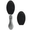 1pc - PANA Reusable Stainless Steel Double-Sided Pedicure Foot File with Refill for Callus Removing (Oval Style) view 3