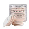 1Box(7PCS) Wet and Dry Dual-Use Air Cushion BB CC Cream Sponge Puff Foundation Makeup Blender Blending Beauty Sponge Flawless for Liquid Creams and Powders with a Storage Case (Beige) view 1