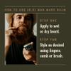 18.21 Man Made Beard Balm for Men, Spiced Vanilla, 2 fl. oz - Premium Grooming Cream with Low Shine for Conditioning and Shaping Beards, Mustaches - Scented Facial Hair Balms, Long-Lasting Moisture view 4