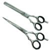 5.5" PRO JAPANESE HAIR STYLING HAIR DRESSING THINNING SHEAR SCISSOR TIJEARS SET view 1