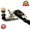 MEN'S CUT THROAT WET STRAIGHT EDGE RAZOR 5 PC SHAVING SET/KIT USA view 1