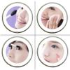 JiBen LED Lighted 10X Magnifying Makeup Mirror with Power Locking Suction Cup, Bright Diffused Light and 360 Degree Rotating Adjustable Arm, Portable Cordless Home and Travel Bathroom Vanity Mirror view 4