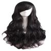 MapofBeauty 28 Inch/70 cm Charming Women's Long Curly Full Hair Wig (Black) view 1