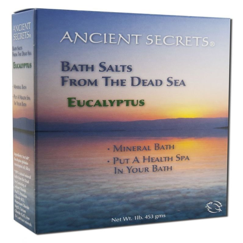 Ancient Secrets Dead Sea Bath Salts Eucalyptus - 1 Lb, Pack of 2