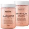Majestic Pure Himalayan Salt Body Scrub with Lychee Oil, Exfoliating Salt Scrub to Exfoliate & Moisturize Skin, Deep Cleansing - 10 oz (Pack of 2) view 1
