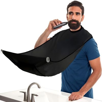 Beard King Beard Bib Apron - As Seen on Shark Tank  Gifts for Him, Stocking Stuffers for Men, Mens Gift, Black
