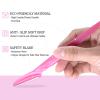 40pcs Eyebrow Razor for Women, Face Shaver Kit Dermaplaning Tool for Peach Fuzz Removal, Stainless Steel Blades with Protective Covers | Eyebrow Trimmer, Facial Hair Removal view 2
