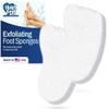 HartFelt Foot Exfoliating Sponge | Chemical-Free Foot Scrubbers for Smooth & Soft Feet | Gentle Sponge Pad for Callus Removal, Dead Skin & Cleansing | Made in USA - 2 Count view 1