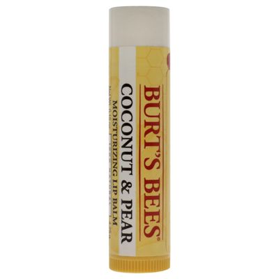 Burt's Bees 100% Natural Moisturizing Lip Balm, Coconut & Pear with Beeswax & Fruit Extracts - 1 Tube