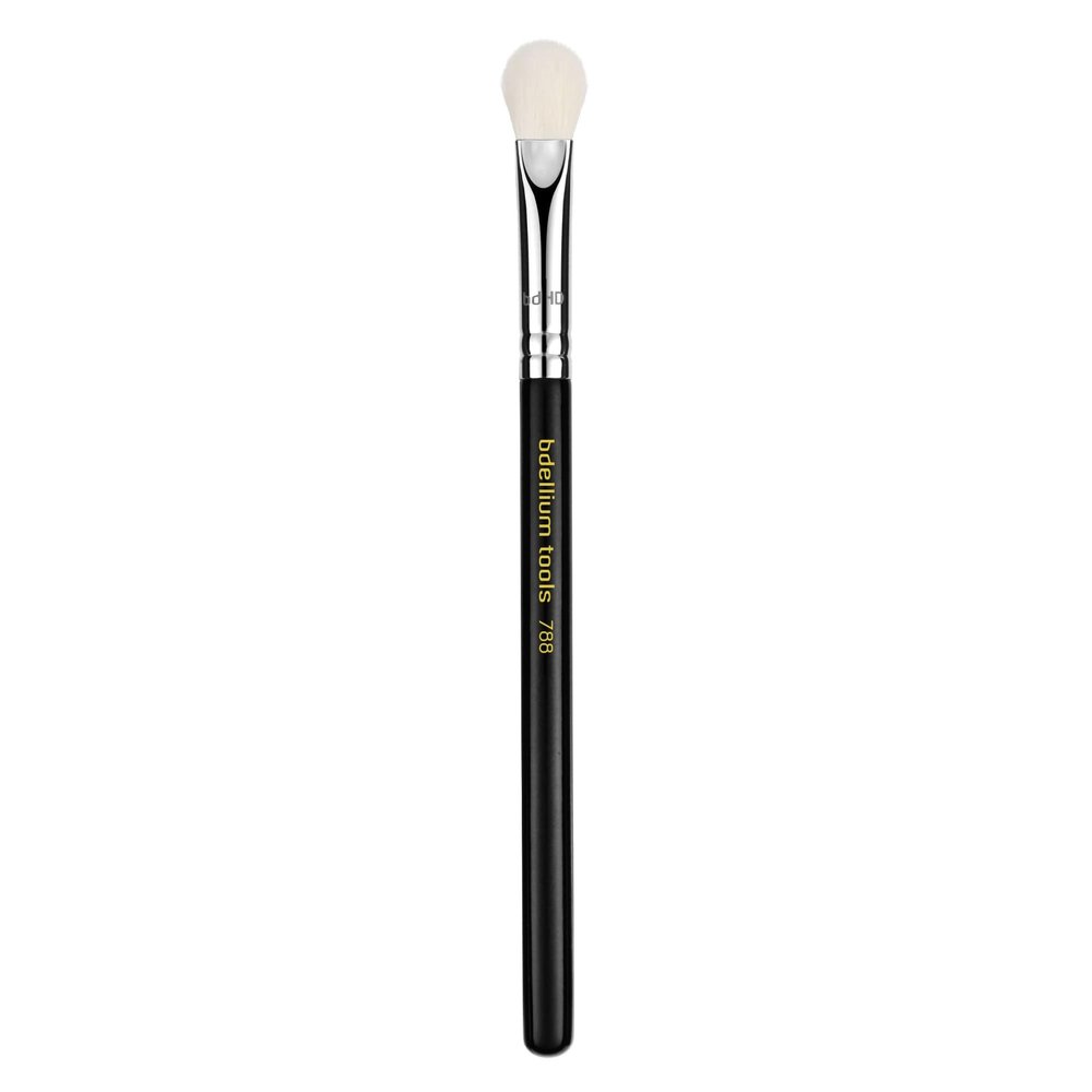Bdellium Tools Professional Makeup Brush - Maestro Series 788 BDHD Phase III Blending/Concealing - With Mix of Soft Synthetic & Natural Fibers, For Blend & Soften (Black, 1pc)