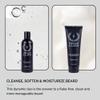 ZEUS Beard Wash Set for Men, Shampoo & Conditioner Duo with Green Tea & Essential Oils, Hydrates, Softens & Strengthens Beard Hair (Made in USA) Sandalwood view 2