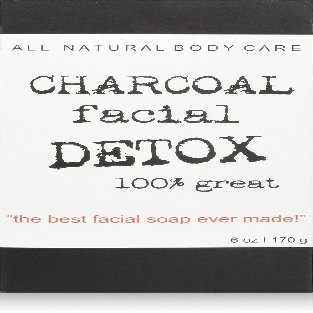 Destiny Boutique Charcoal Facial Soap DETOX,6 Ounce (Pack of 2)