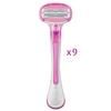 Pure Silk Contour 6 Premium Disposable Razor Value Pack Bundle (3 Packs/9 Total Razors) view 4