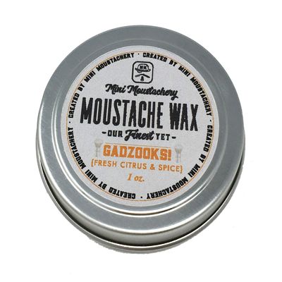 Mini Moustachery Wax Gadzooks (Citrus & Spice)