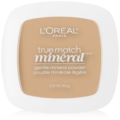 LOral Paris True Match Mineral Pressed Powder, Nude Beige, 0.31 Ounce