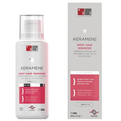 DS Labs Keramene Hair Minimizing Lotion - Helps Reduce the Look of Regrowth Between Hair Removal Sessions, Softens Texture & Smooths Skin, Paraben Free with Witch Hazel, 6 Fl oz