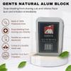 Gents Alum Block in Plastic Case | Upgrade Your Shave - Soothing Aftershave Solution for Shaving Razor Burn Relief - Travel Friendly Durable Plastic Case Included (3.5 Ounces Pack of 3) view 4