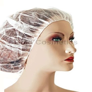 2000 Ct. White Disposable Surgical BOUFFANT CAPS Banded Non-Woven Wholesalers Bulk