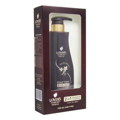 Lover's Hairow Premium - 2in1 Shampoo & Conditioner (13.5 fl. oz/400 ml)