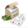 Eucalyptus Crisp Scented Moist Towelettes Single Use by Nabila K - Alcohol-Free, Plant-Based with Natural Ingredients - Individually Wrapped Disposable Travel Size Wipes with Bamboo Case - 20 Count view 1