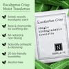 Eucalyptus Crisp Scented Moist Towelettes Single Use by Nabila K - Alcohol-Free, Plant-Based with Natural Ingredients - Individually Wrapped Disposable Travel Size Wipes with Bamboo Case - 20 Count view 2
