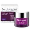 Neutrogena Triple Age Repair Night Face Moisturizer - with Hexinol Technology & Vitamin C, Anti-Wrinkle Face Cream, Visibly Reduces the look Wrinkles & Firms Skin While You Sleep, 1.7 oz view 1