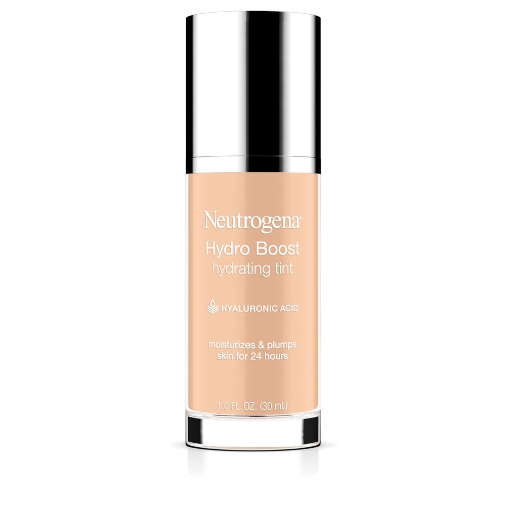 Neutrogena Hydro Boost Tint Foundation Makeup, 10 Classic Ivory, 1.0 fl oz