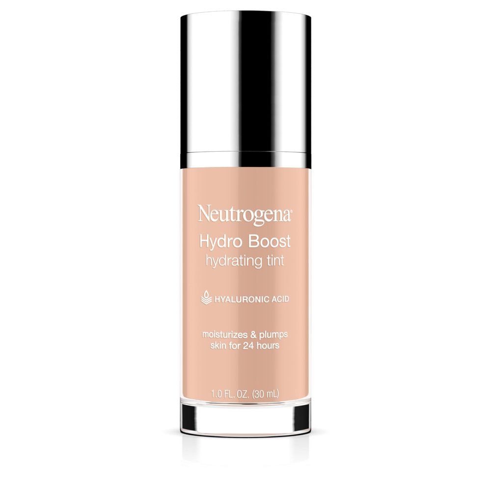 Neutrogena Hydro Boost Tint Foundation Makeup, 20 Natural Ivory, 1.0 fl oz