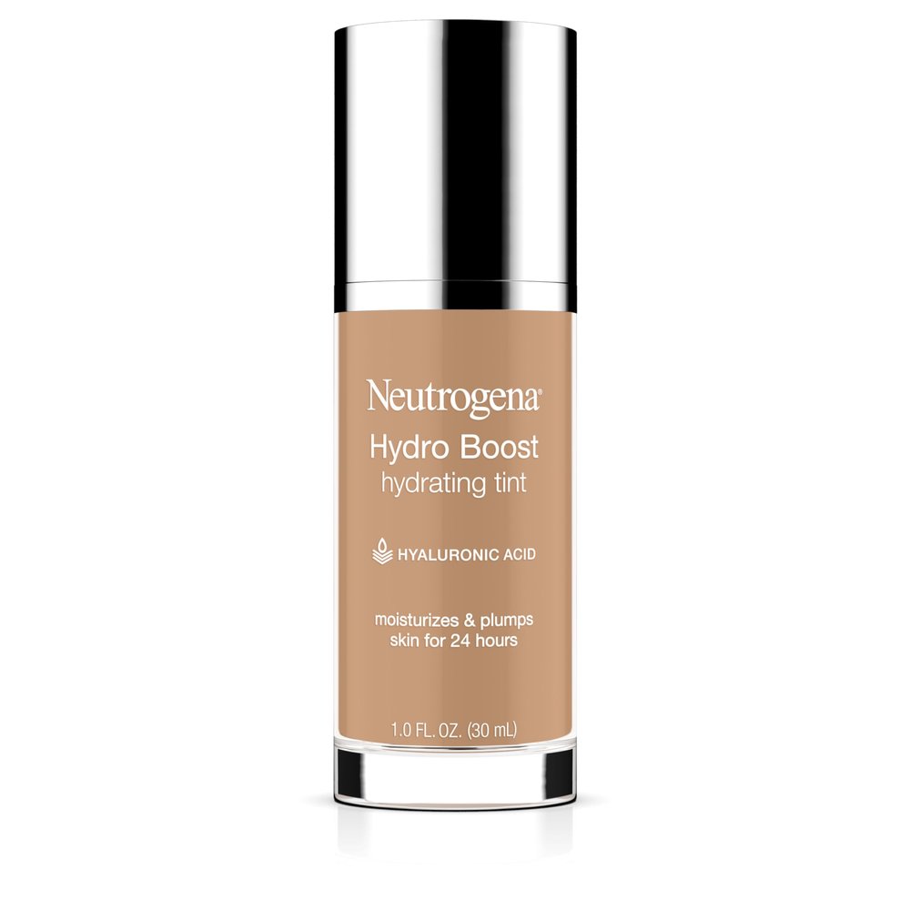 Neutrogena Hydro Boost Tint Foundation Makeup, 60 Natural Beige, 1.0 fl oz