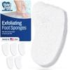 HartFelt Foot Exfoliating Sponge | Chemical-Free Foot Scrubbers for Smooth & Soft Feet | Gentle Sponge Pad for Callus Removal, Dead Skin & Cleansing | Made in USA - 6 Count view 1