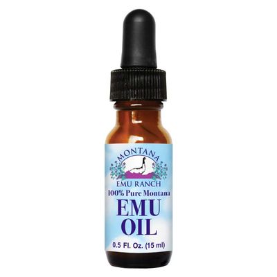 100% Pure Montana Emu Oil Montana Emu Ranch Co. 0.5 oz Liquid