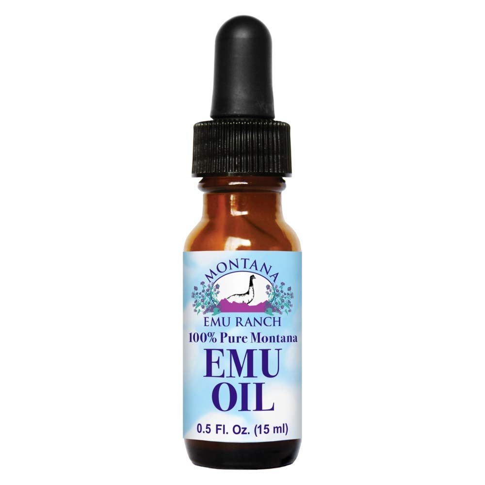 100% Pure Montana Emu Oil Montana Emu Ranch Co. 0.5 oz Liquid