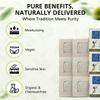 AlArd Nablus Soap  Authentic Palestinian Olive Oil Soap | Handmade Nabulsi | Organic, Vegan & Moisturizing | 150g (Pack of 6) view 3