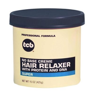 TCB Professional No Base Creme Hair Relaxer Super Strength 425 g/15 oz by Tcb