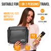 Travel Toiletry Bag for Men and Women - (10.6x10.6x3.2) Large Hanging Toiletry Organizer - Waterproof Hygiene Bag with Metal XXL Swivel Hook, with Sturdy Zippers and 19 Compartments for Toiletries view 4