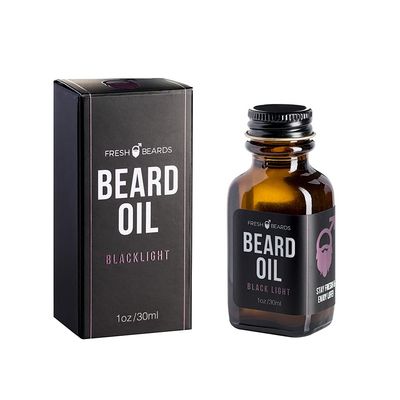 Fresh Beards Black Light Beard Oil, 1 fl oz