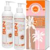 Sun Laboratories By Giesee Dark Sunsation Self-Tanning Lotion for - 2 Pack 8 oz | Ultra Dark Tanning Lotion, Natural Self Tanner, Non-Toxic Tanning Bed Lotion, Face Tanner, Sunless Tanner view 1