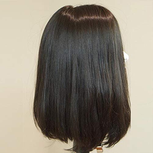 100 European Virgin Human Hair Jewish Wig Shevy Cap Silk Top None Lace Kosher Wigs High Density Silky Straight Human Hair Wigs