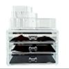 6goodeals Acrylic Cosmetic Make Up Organizer & Jewelry Storage 2 Pieces Display Set (Drawer C) view 3