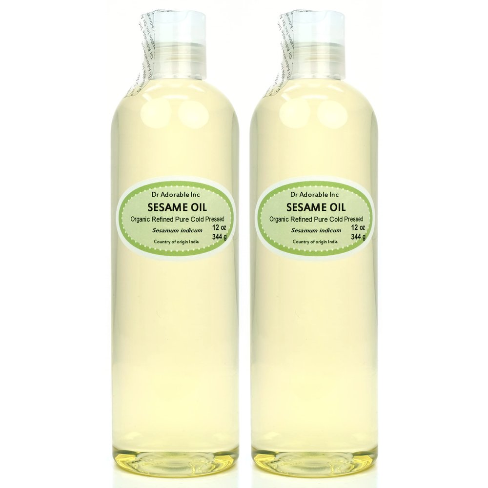 Sesame Seed Oil Refined Organic Pure by Dr.Adorable 24 Oz